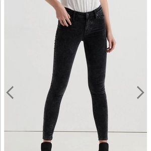 Lucky Brand Ava Midrise Skinny Velvet Pant